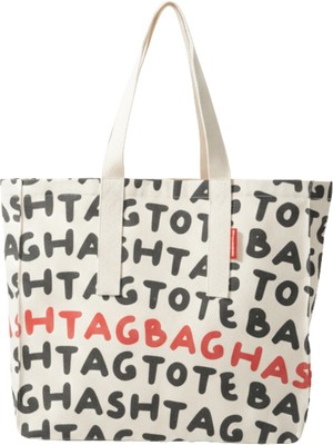 Baghashtag Totebaghashtag Baskılı Bez Çanta