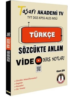 Colezium Tasarı Dgs Türkçe Sözcükte Anlam Video Ders Notları