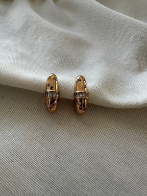 Luckyb Store Kararmaz Xuping Taşlı Küpe