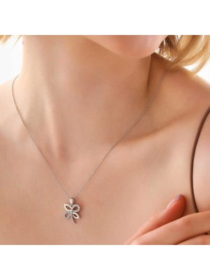 cleovibe Gümüş Yusufçuk Kadın Kolye