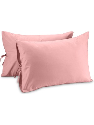 Sabia Soft Touch %100 Pamuk 50X60 cm Bağcıklı Yastık Kılıfı Seti