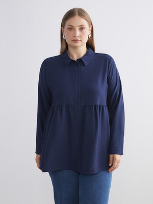 Lc Waikiki Yeni Sezon Pileli Kadın Gömlek Tunik