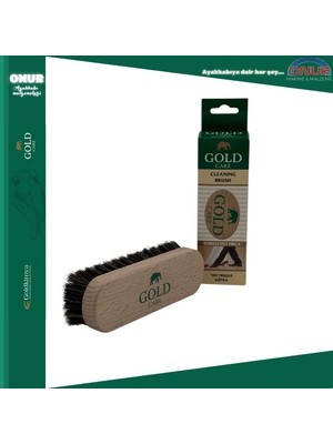 Gold Care Goldcare Doğal At Kılı Ayakkabı Temizleme Fırçası