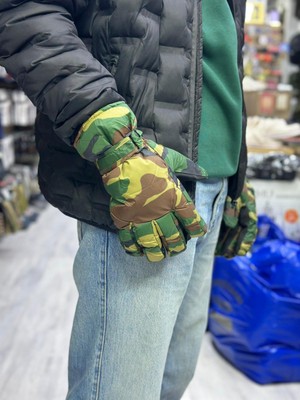 Komando Pazarı Kamuflaj Desenli Kar Eldiveni – Askılı, Su Geçirmez, Soğuk Hava Outdoor &  Eldiven