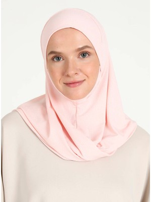 Ecardin Çeneli Gözenekli Kumaş Scarfs Hijab
