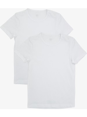 Blackspade Erkek Çocuk Atlet 2'li Paket 9397 - Beyaz