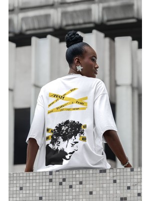 Sevbano Post Malone Rapper Sırt Baskılı Unisex Oversize Şarkıcı Tişört