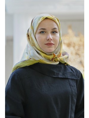Fıstık Yeşili Loryan Scarf Diamond Elisa Eşarp