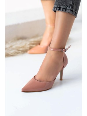 La Limar Somo Rugan 8,5 cm Stiletto Sivri Burun Kadın Topuklu Ayakkabı 2180