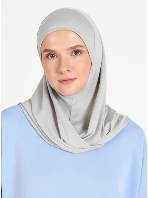 Ecardin Çeneli Gözenekli Kumaş Scarfs Hijab