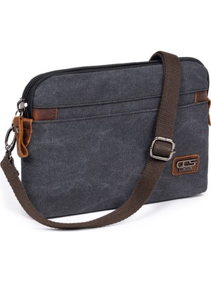 Necati Çanta Kanvas Kumaş Su Geçirmez El ve Omuz Askılı Portföy Çanta