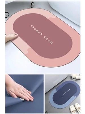 Büyük Boy Su Emici 55X35 cm Ayak Kaıydırmaz Ev Dış Kapı Girş Banyo Leke Tutmaz Süper Emme