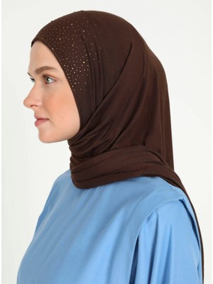 Ecardin Viskon Taşlı Scarfs Hijab