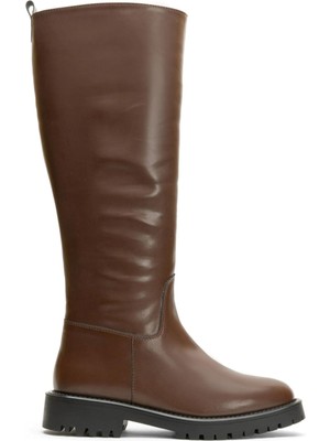 Emienza Rover Vegan Deri Oval Burun Bayan Çizme