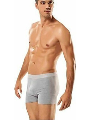 Tutku 0114 Likralı Boxer Çok Renkli Desenli Erkek İçin Standart Beden 6'lı Paket