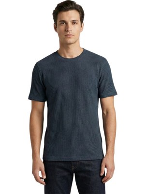 Trender O Yaka Erkek T-Shirt 4025 Petrol