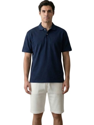 Trender Erkek Penye Şort 7192 Ekru