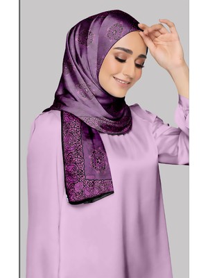 Kızca Vual İpek Eşarp Efsane Desen