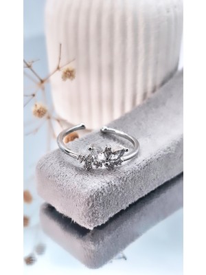 Serenity Zirkon Taşlı Minimalist Çelik Kaplama Yüzük