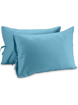 Sabia Soft Touch %100 Pamuk 50X60 cm Bağcıklı Yastık Kılıfı Seti