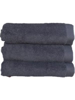 Erteks El Havlusu 3 Adet 50 x 100 Antrasit Renk Gramajlı Yumuşak Dokulu