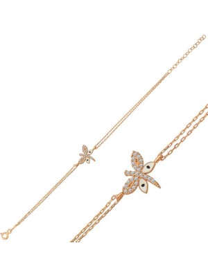 cleovibe ​gümüş Rose Yusufçuk Kadın Bileklik