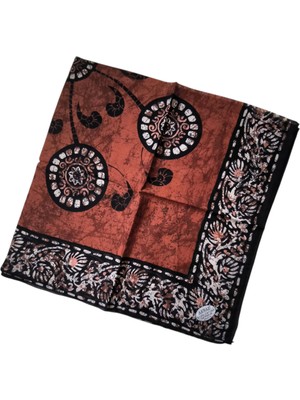 Saf Pamuk Ipek Yazma Kızıl