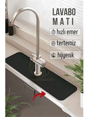 Skygo Modacar Su Emici Lavabo Matı Hızlı Emen Musluk Matı