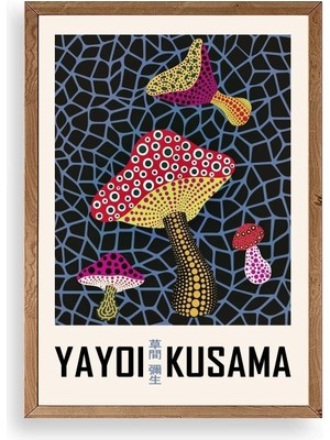 Soi Home Yayoi Kusama Ahşap Çerçeveli Tablo
