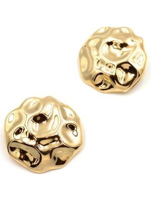 Royaleks Plaka Küpe - Altın