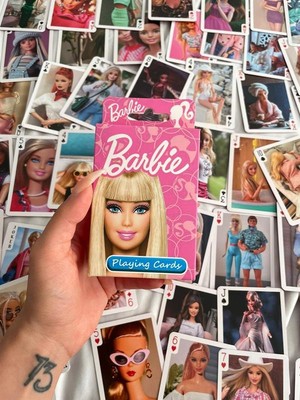 Dükkan Hediyelik Dükkan Design Barbıe Iskambil Oyun Kartı Destesi