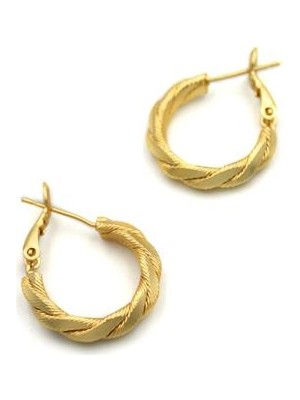 Royaleks Halka Küpe - Altın