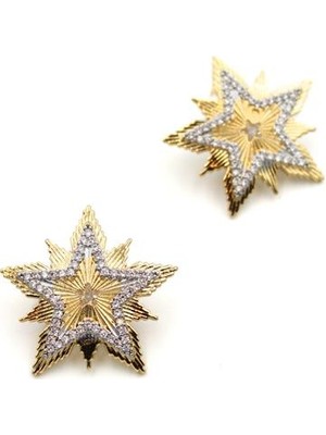 Royaleks Yıldız Küpe - Altın