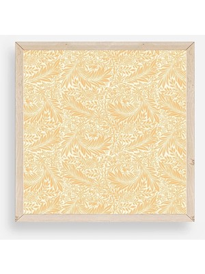 Soi Home Yaprak Ahşap Çerçeveli Tablo