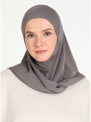 Ecardin Çeneli Gözenekli Kumaş Scarfs Hijab