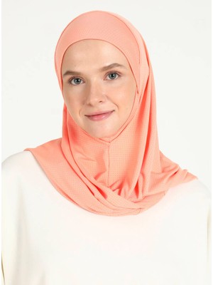 Ecardin Çeneli Gözenekli Kumaş Scarfs Hijab