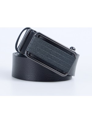 Fabrika Fbk 011 3,5 cm Spor Ot. Siyah Siyah Erkek Deri  Kemer