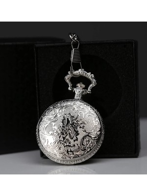 Belle Fusion Bfs Özel Kutulu Dad (Baba) Gümüş Köstekli Saat ALK4673