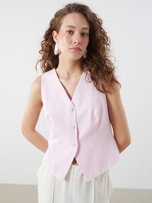 Lc Waikiki Yeni Sezon V Yaka Kadın Klasik Yelek