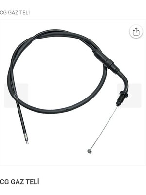 Topuz Motor Cg Gaz Teli Halatı Komple Takım