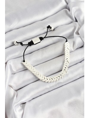 Belle Fusion Bfs Pirinç Asansörlü Beyaz Juju Kadın Bileklik