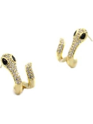 Royaleks Yılan Küpe - Altın