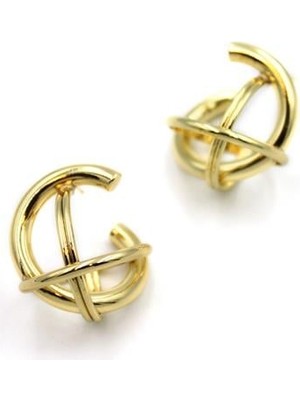 Royaleks Çoklu Halka Küpe - Altın