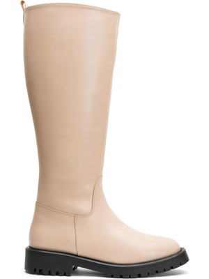 Emienza Rover Vegan Deri Oval Burun Bayan Çizme