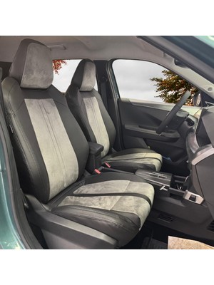 K-Design Opel Frontera Araca Özel Oto Koltuk Kılıfı - Tay Tüyü ve Deri