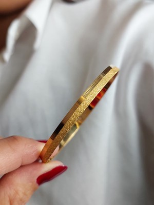 Cemal Demircioğlu Yarı Simli Ajda 22 Ayar Yatırımlık 15 Gr Altın Kibrit Çöpü Bilezik