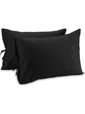 Sabia Soft Touch %100 Pamuk 50X70 cm Bağcıklı Yastık Kılıfı Seti