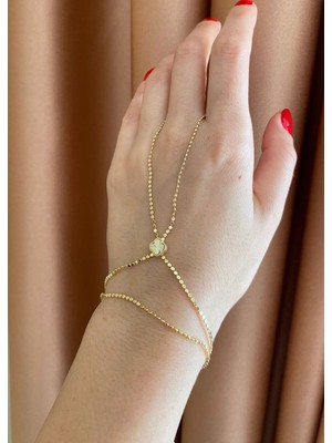 Nunu Takı Altın Minimal Yonca Şahmeran