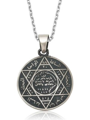 cleovibe ​gümüş Süleyman Mührü Kolye