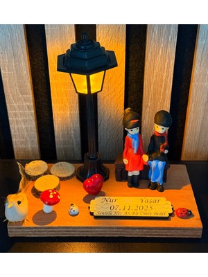 MYK Hediye ve Sanat Atölyesi Sevgiliye Kalpli Işıklı Hediye Sevgililer Günü Evlilik Yıl Dönümü